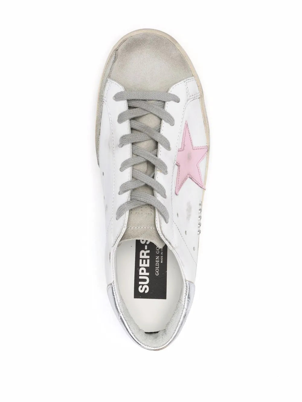 Golden Goose Star-Patch Leather Low-Top