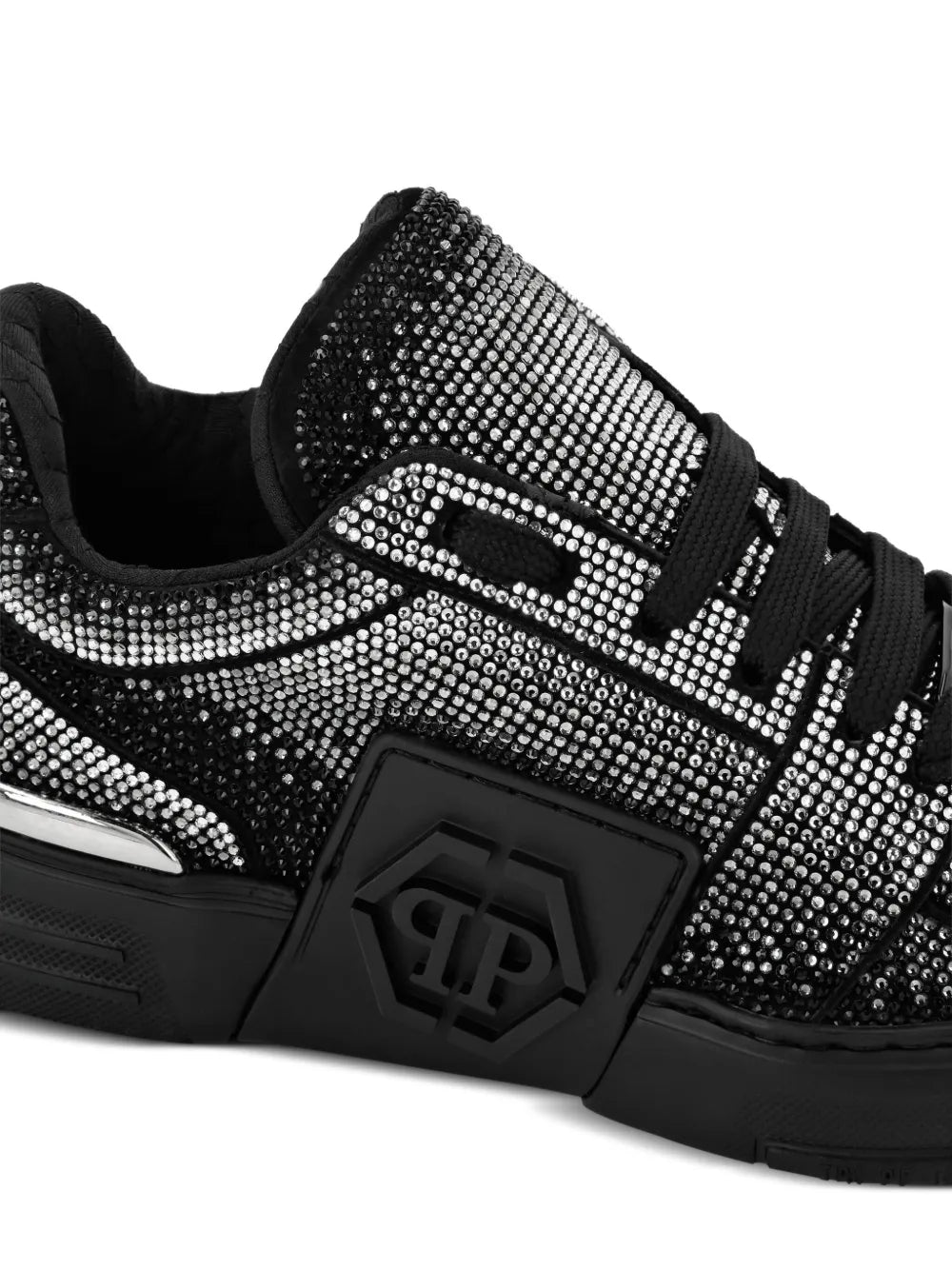 Philipp Plein Strass Hexagon Suede