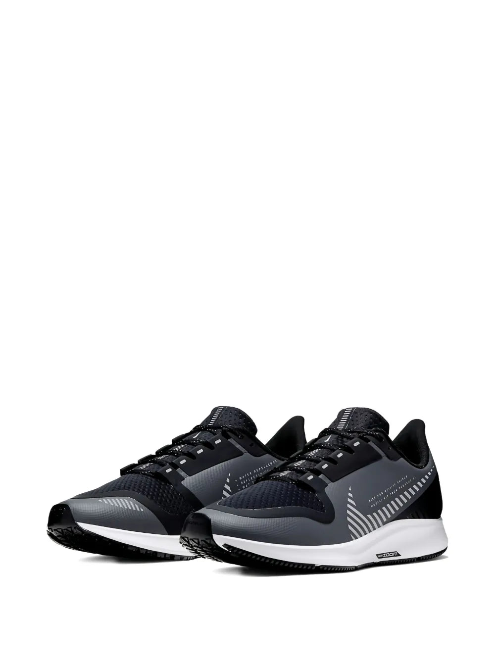 Nike Air Zoom Pegasus 36 black lace-up mesh sneaker with Air cushioning