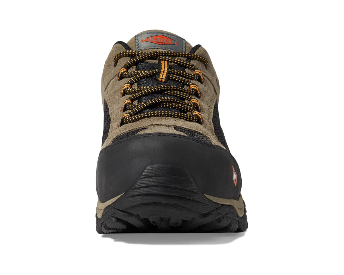 Men's Merrell Work Moab Onset Waterproof Composite Toe Walnut