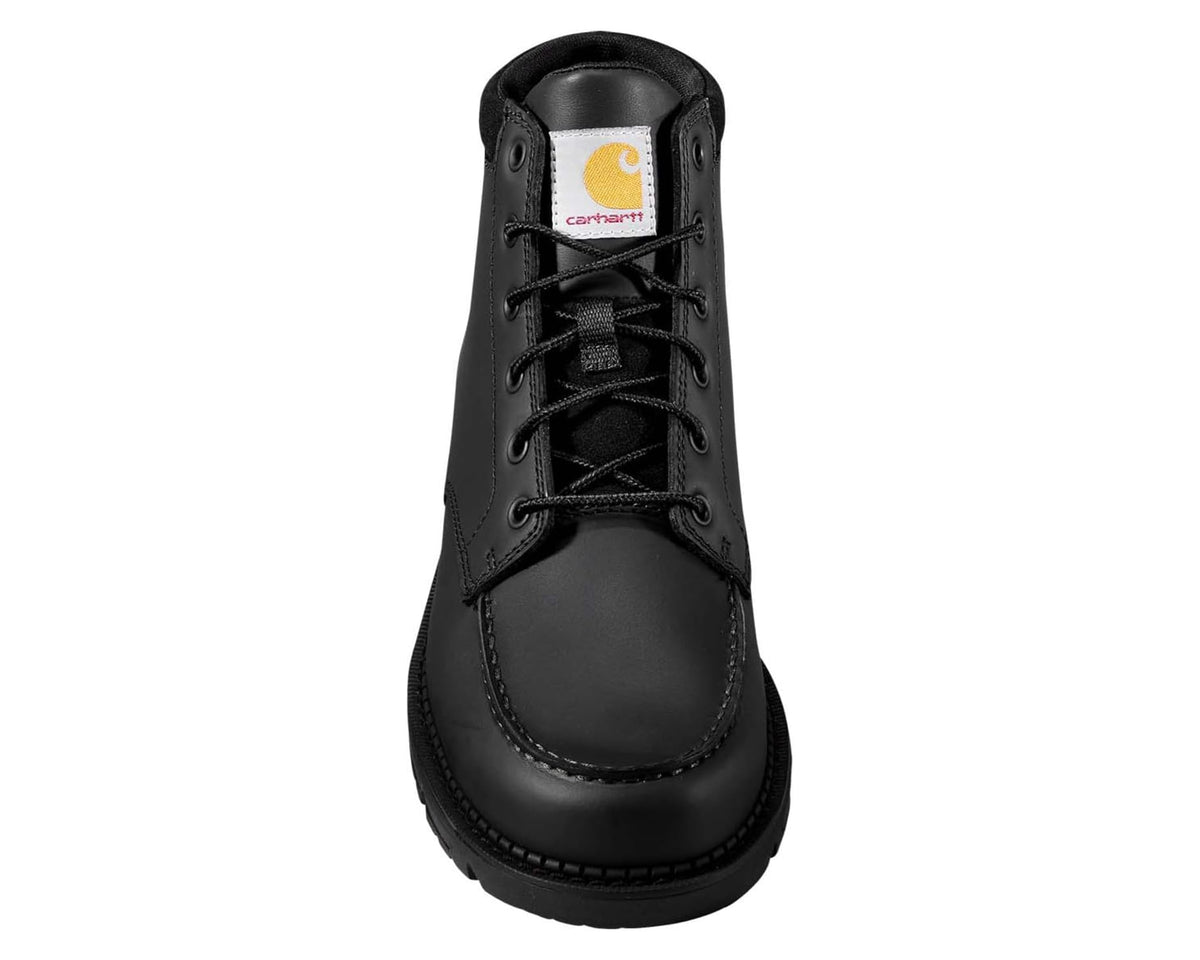 Men's Carhartt Millbrook 5 Moc Soft Toe Wedge Boot Black/Black