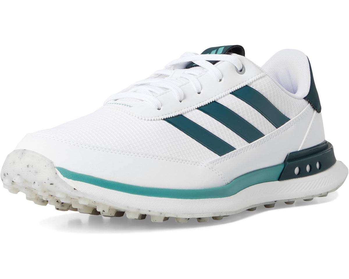 Men's adidas Golf S2G 24 Spikeless Golf Shoes Footwear White/Aurora Ivory/Preloved Teal