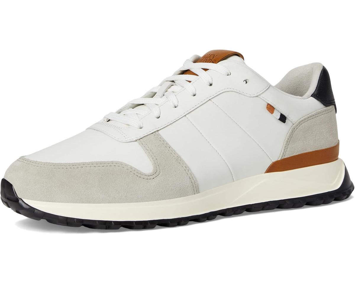 Men's Allen Edmonds Lawson Lace Up Fashion Sneaker White Leather