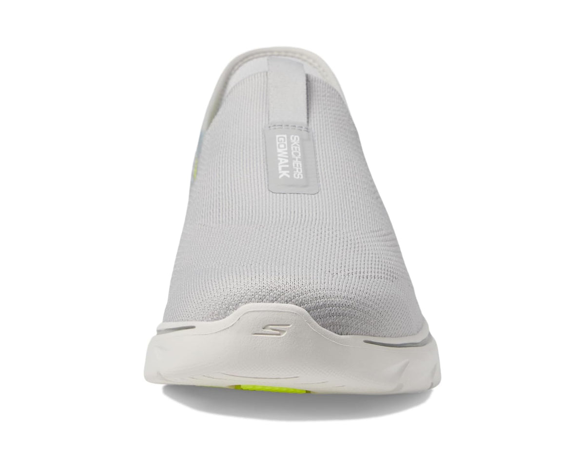 Men's SKECHERS Performance Go Walk 7 - Easy On 2 Hands Free Slip-Ins Grey/Yellow