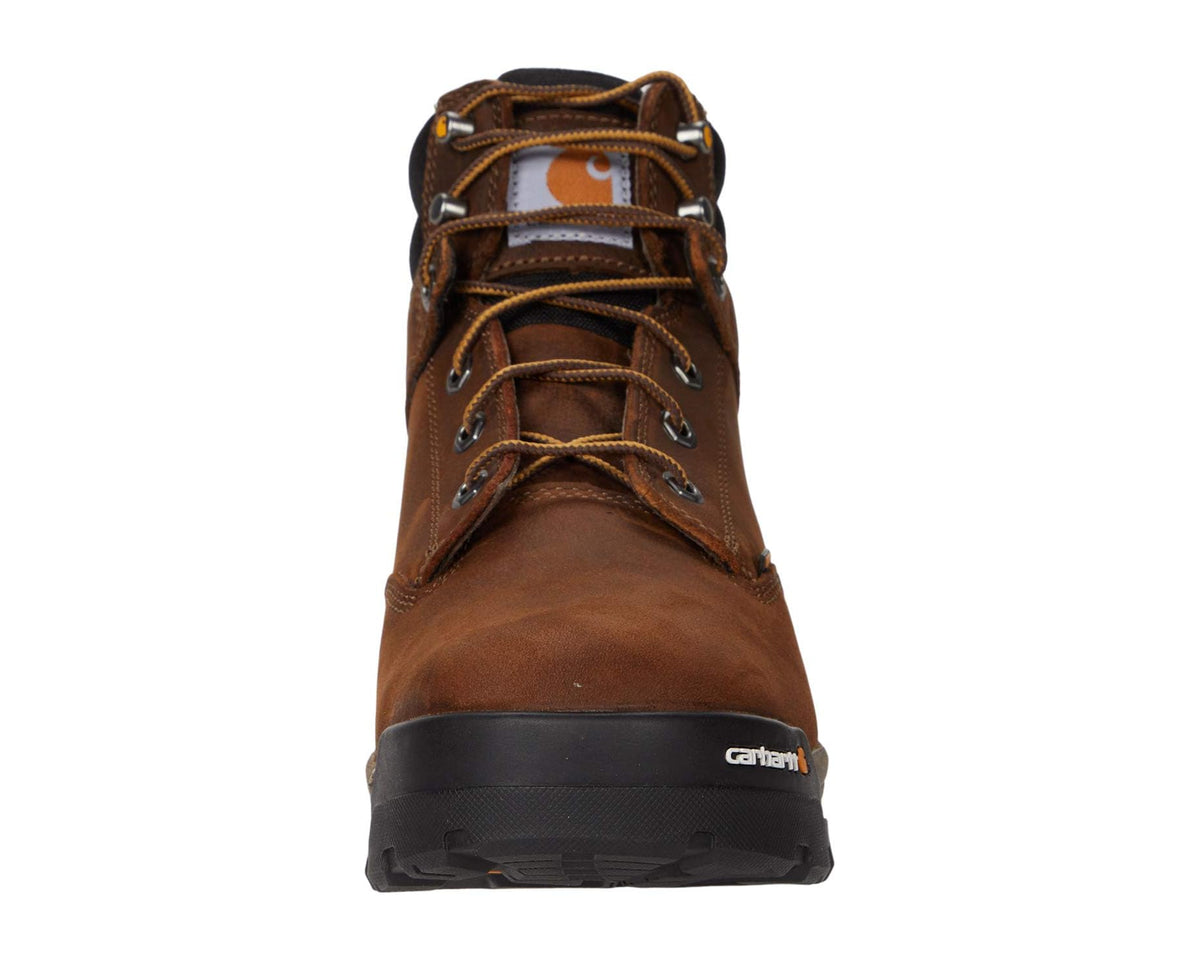 Men's Carhartt Ground Force 6 Waterproof Soft Toe Bison Brown/Oil Tan