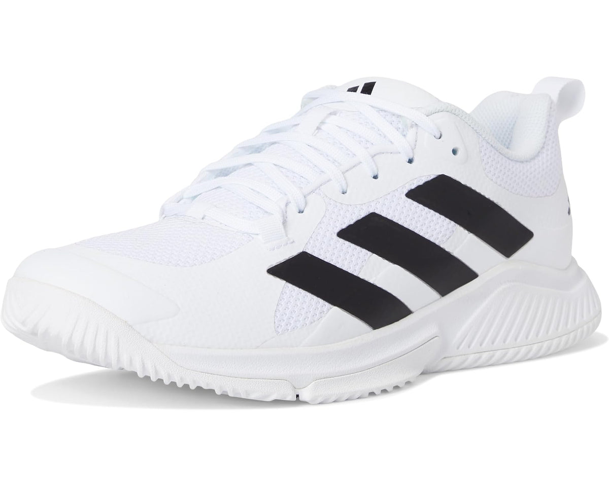 Men's adidas Court Team Bounce 2.0 Volleyball Shoes White/Black/White