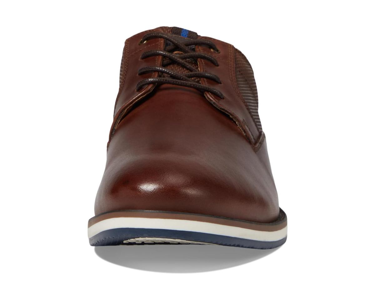 Men's Nunn Bush Circuit Plain Toe Oxford Brandy