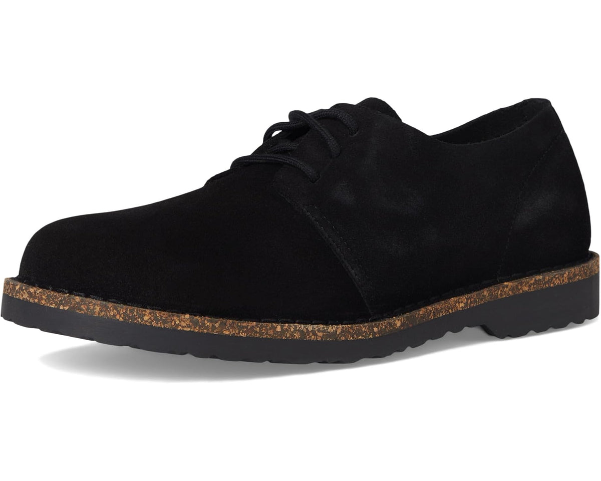 Men's Birkenstock Uppsala Low Lace Up - Suede Black