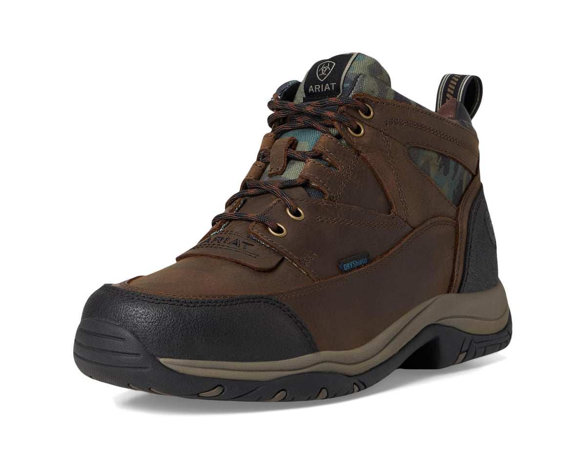 Men's Ariat Terrain Waterproof Boot Dark Coffee