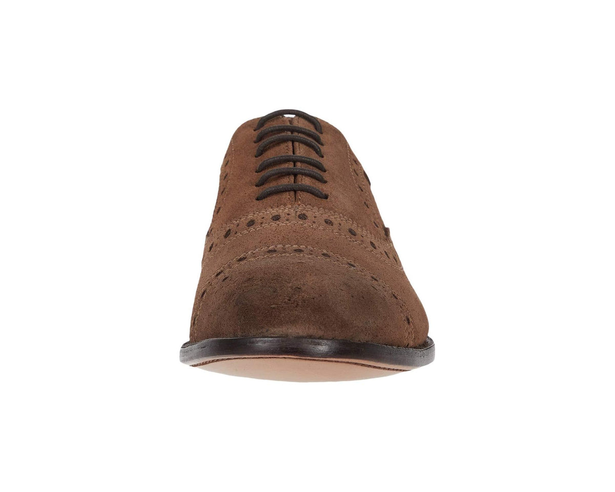 Men's Anthony Veer Ford Quarter Brogue Oxford Honey Brown