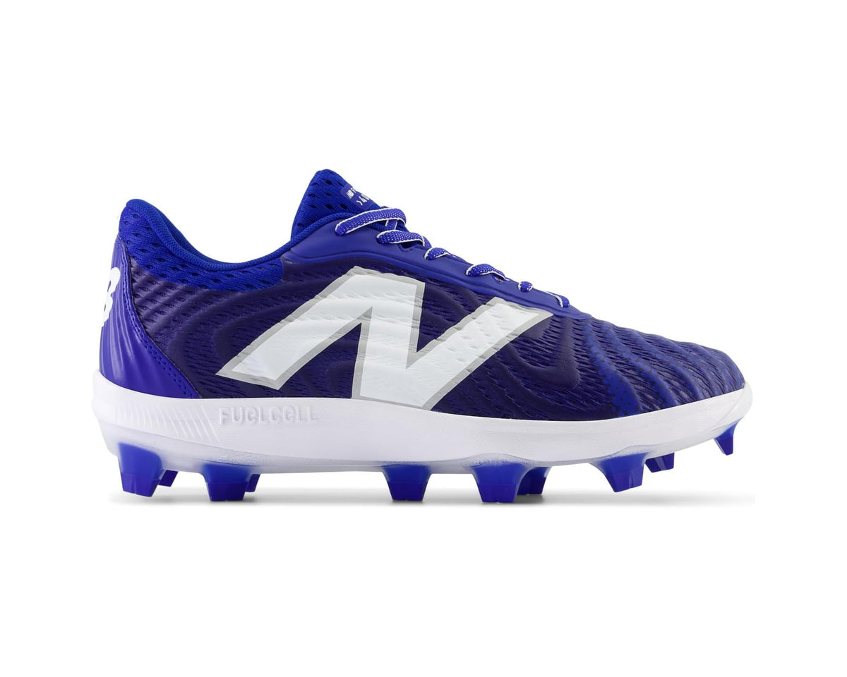 Men's New Balance FuelCell 4040v7 Molded Baseball Cleats Team Royal/Optic White
