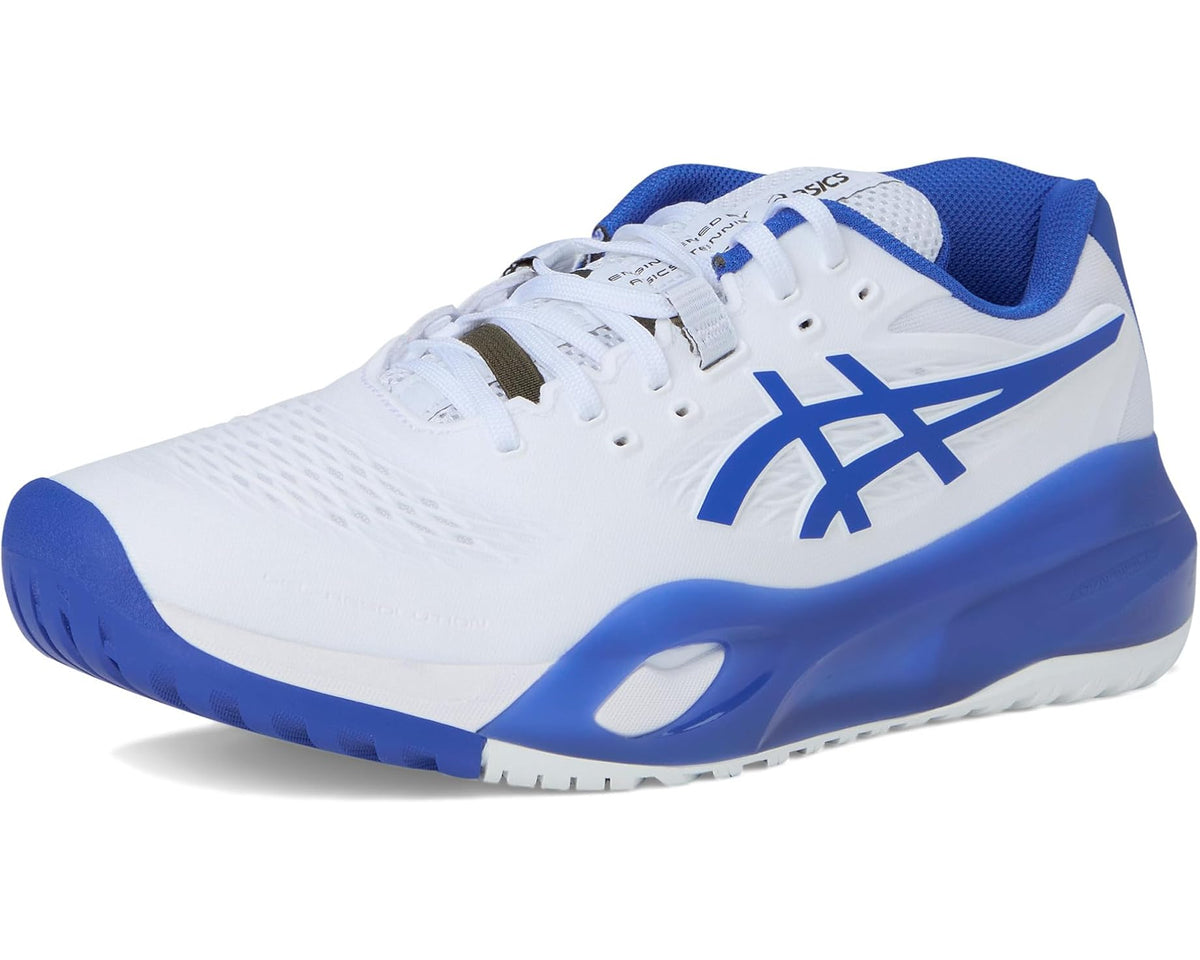 Men's ASICS Gel-Resolution X Wide White/Dark Cobalt