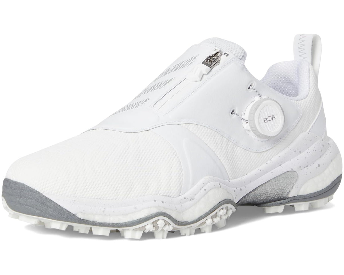 Men's adidas Golf Codechaos BOA 25 Golf Shoes Footwear White/Iron Metallic/Grey Four