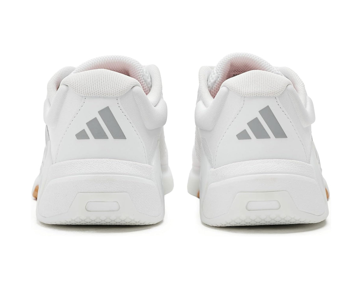 Men's adidas Dropset 4 Power Trainer Training Shoes White/Halo Silver/White