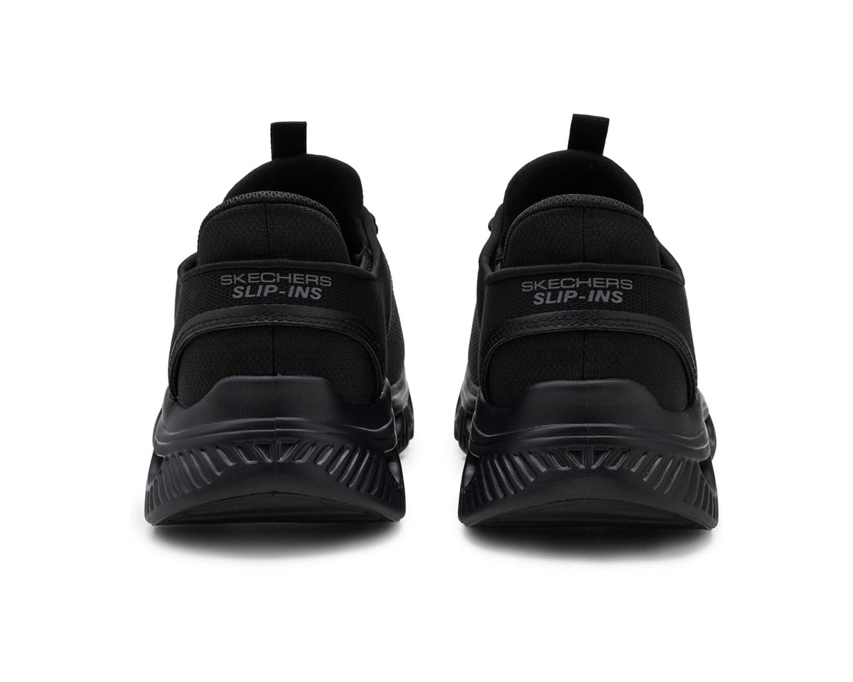 Men's BOBS from SKECHERS Bobs Arch Waves - Slick Turn Slip-ins Black/Black