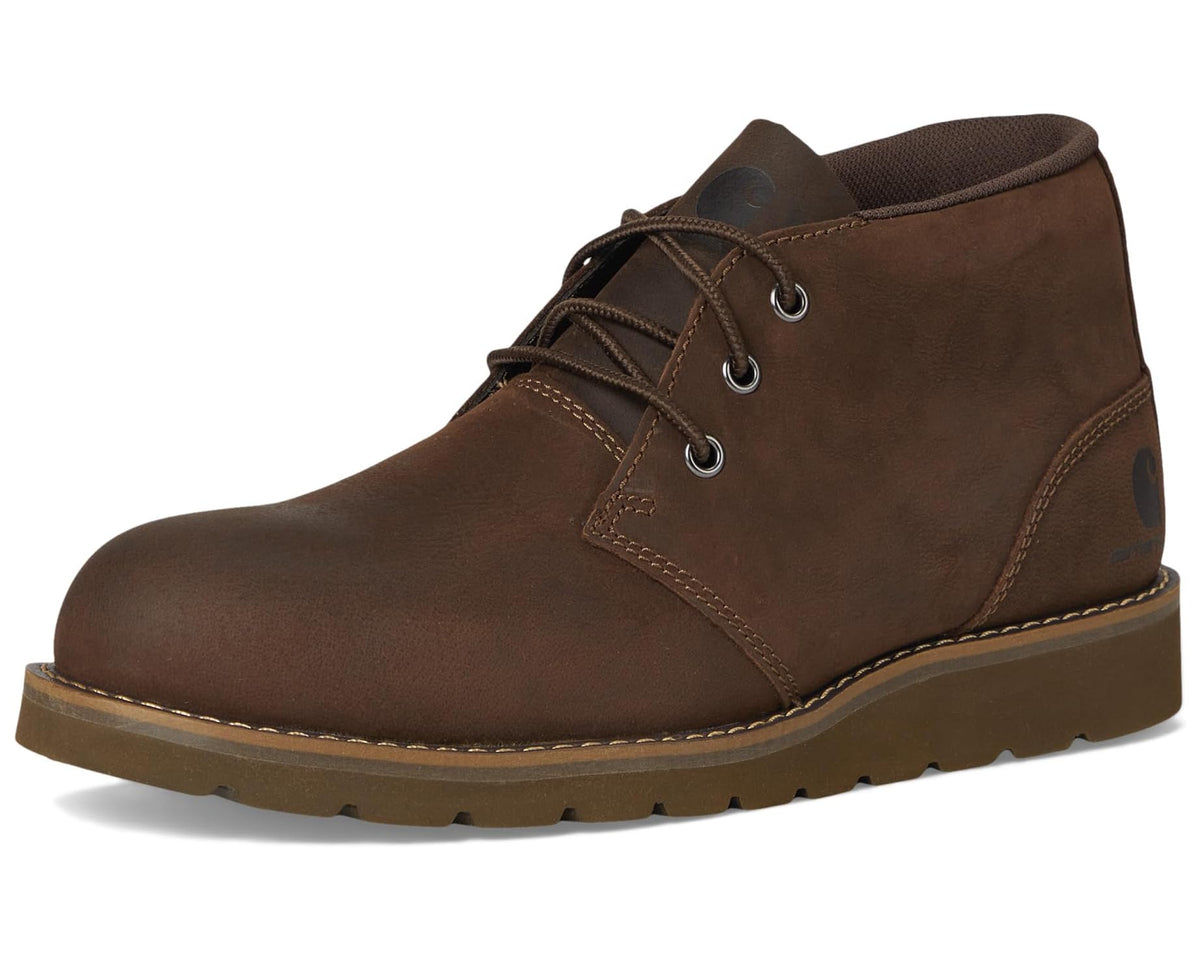 Men's Carhartt Plain Toe Wedge Chukka Dark Brown