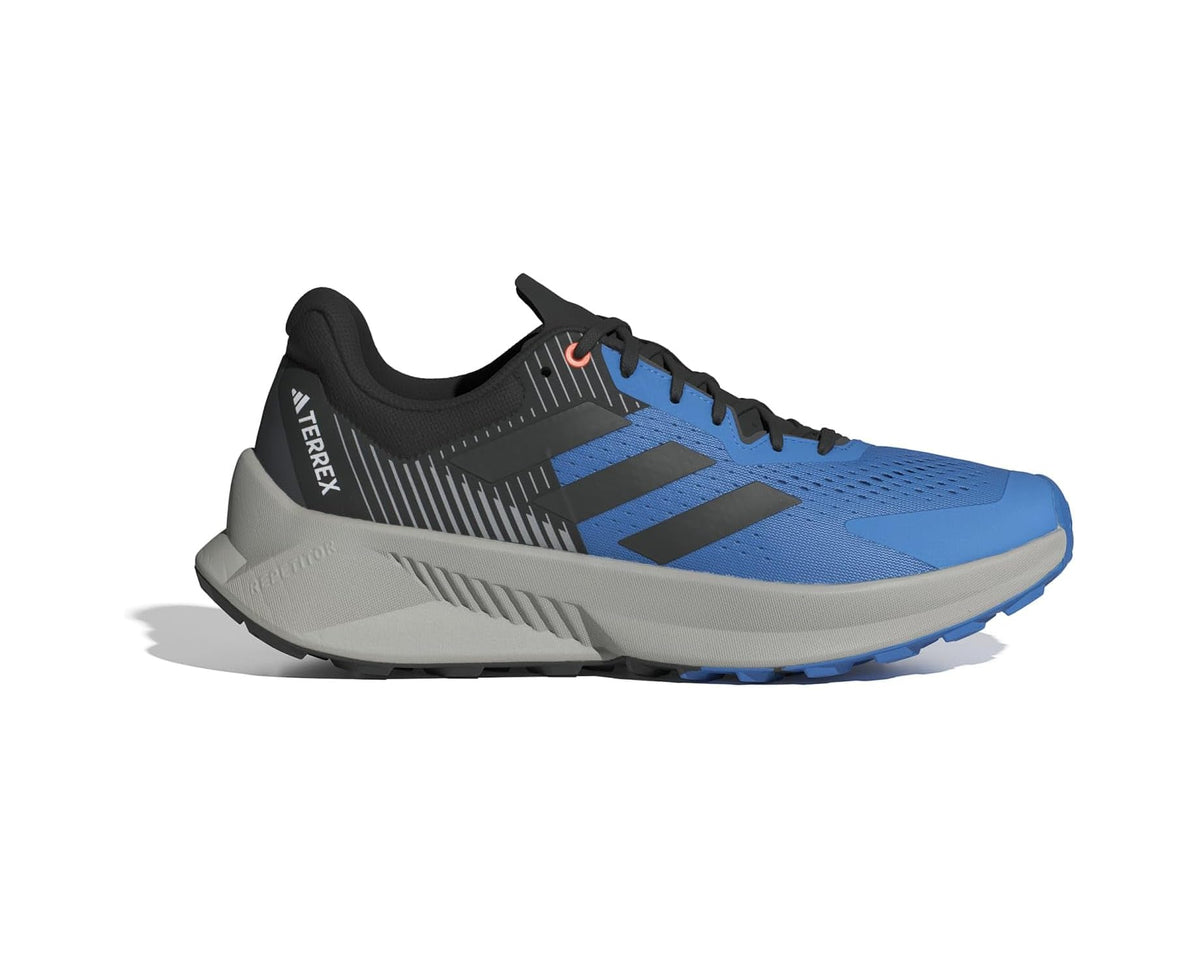 Men's adidas Outdoor Terrex Soulstride Flow Pulse Blue/Black/Semi Impact Orange