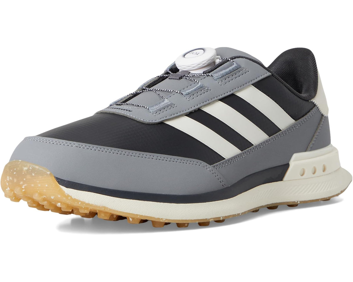 Men's adidas Golf S2G 24 BOA Spikeless Golf Shoes Carbon/Chalk White/Grey Three