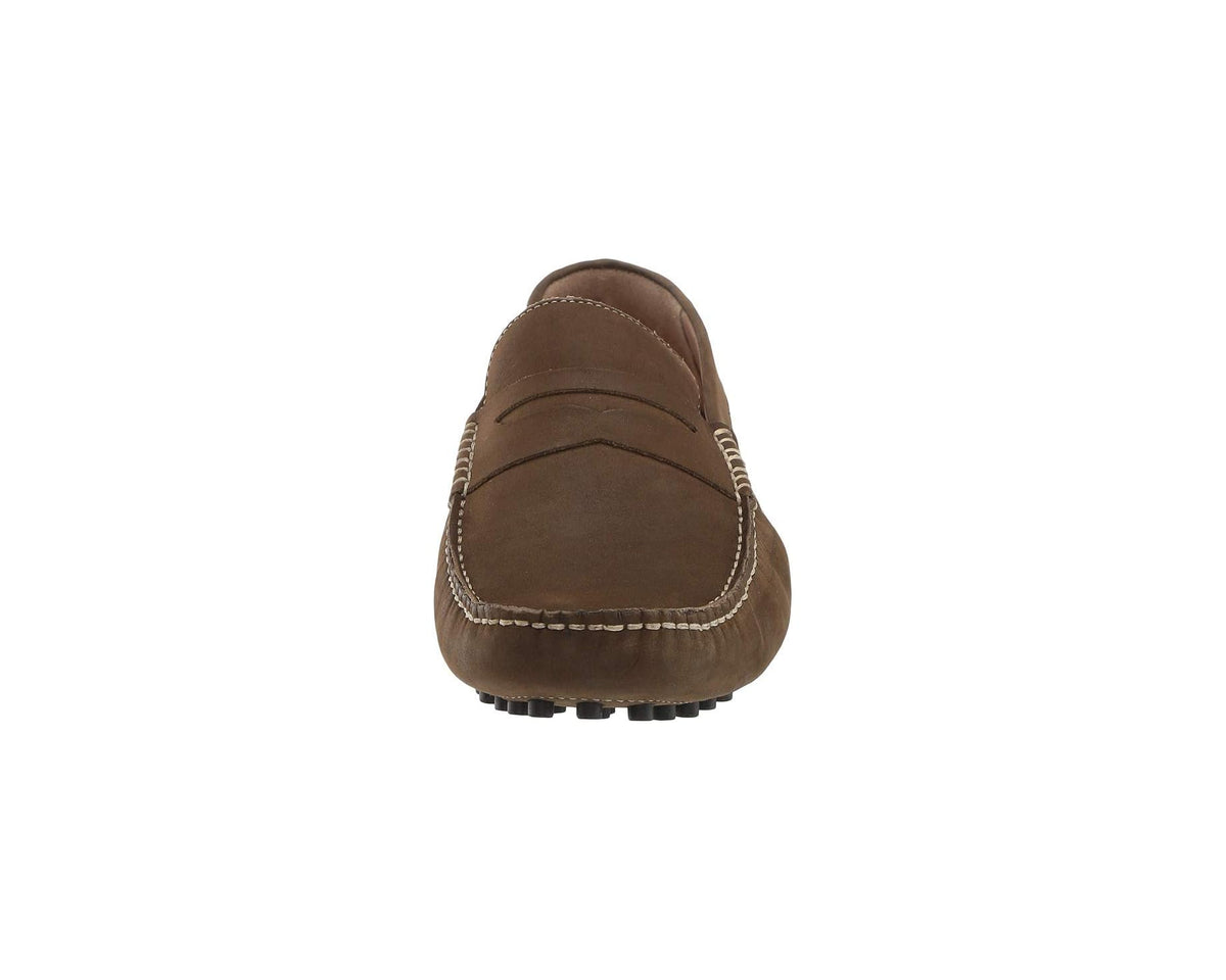 Men's Carlos by Carlos Santana Ritchie Driver Loafers Olive Calf Nubuck
