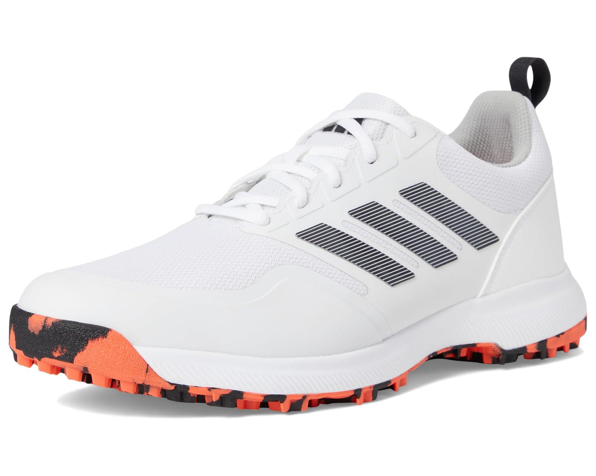 Men's adidas Golf Tech Response 3 Spikeless Golf Shoes Footwear White/Core Black/Grey Two