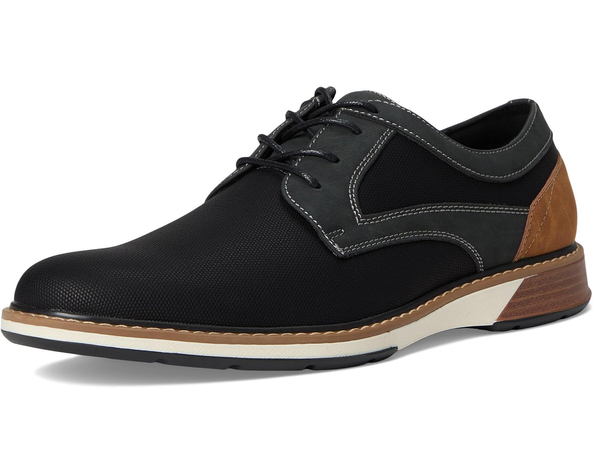 Men's Stacy Adams Phineas Plain Toe Lace-Up Black