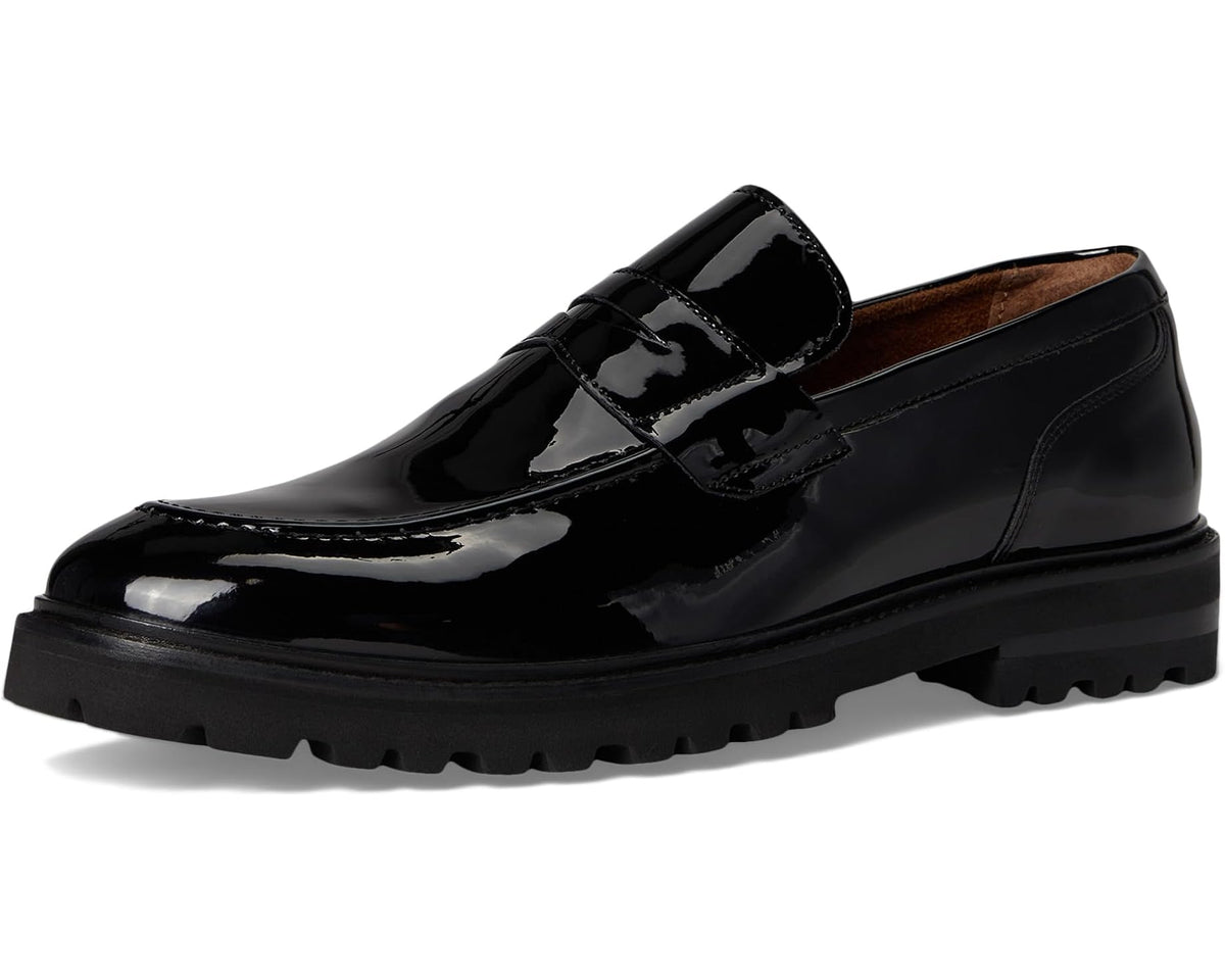 Men's Stacy Adams Hazelton Penny Slip-On Black Patent