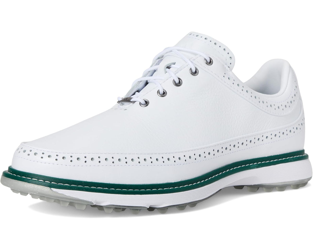 Unisex adidas Golf MC80 Spikeless Golf Shoes Footwear White/Silvermet/Collgreen