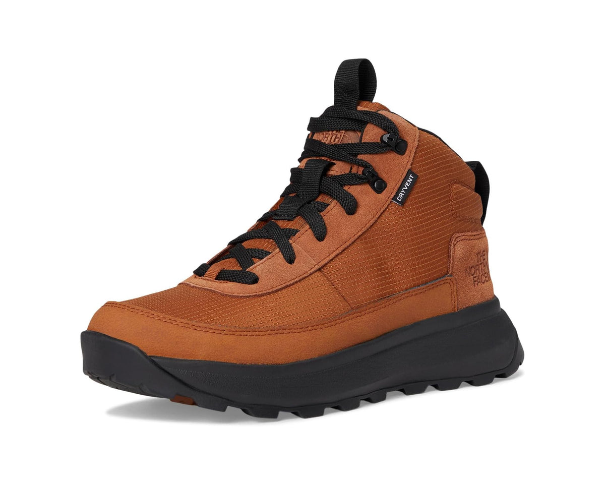 Men's The North Face Bergen Mid WP Burnt Umber/TNF Black