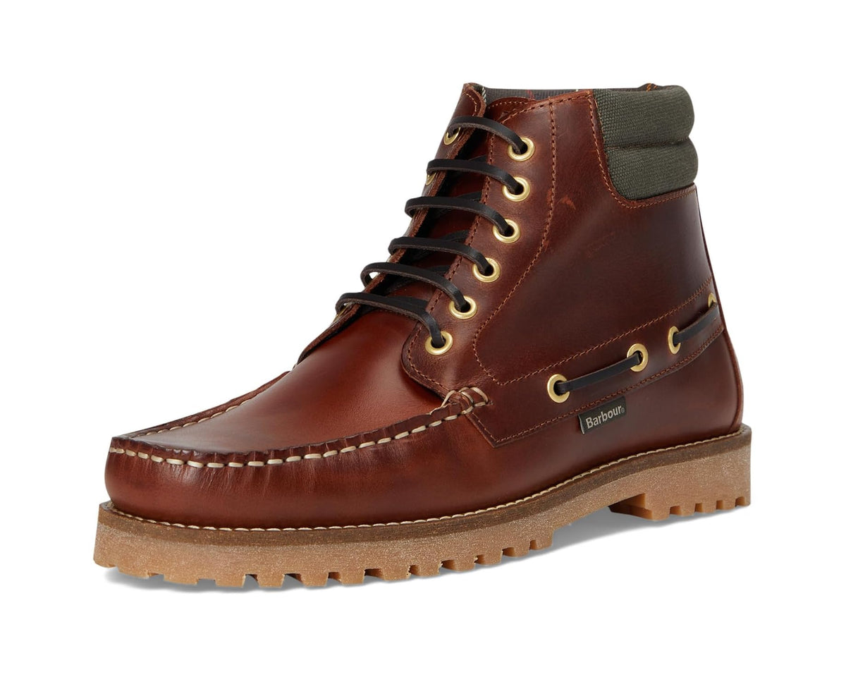 Men's Barbour Tiller Moccasin Boots Mahogany