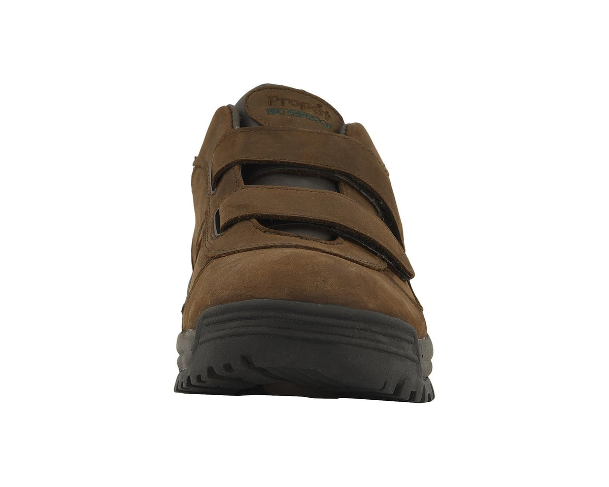 Men's Propet Cliff Walker Low Strap Brown Crazy Horse
