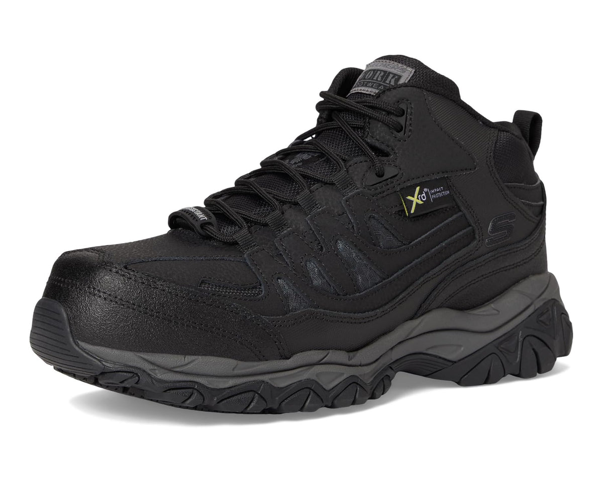 Men's SKECHERS Work Holdredge - Comp Toe Internal Met Guard Black