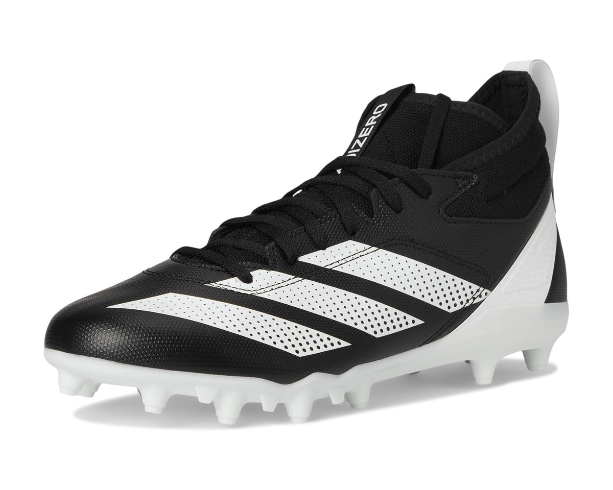 Men's adidas Adizero Impact.2 Football Cleats Black/White/Black