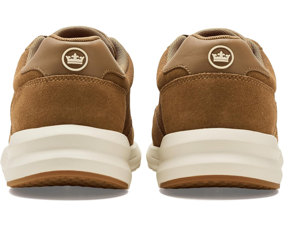 Men's Peter Millar Journeyman Suede Sneaker Dark Jute