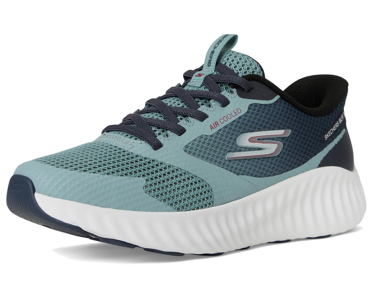 Men's SKECHERS Hands Free Slip-ins Go Run Now - Starfuse Sneaker Silver/Taupe