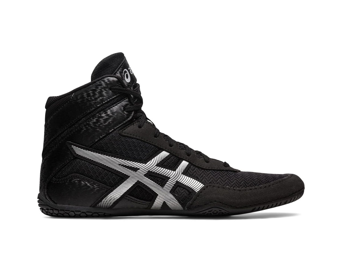 Men's ASICS Matcontrol 3 Wrestling Shoe Black/Pure Silver