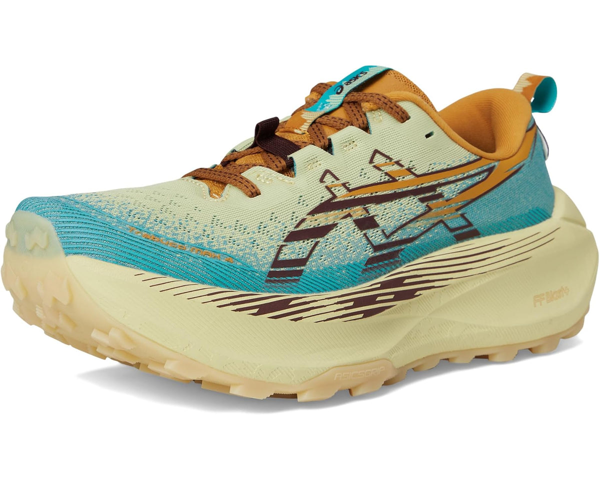 Men's ASICS Trabuco Max 4 Wheat Yellow/Dark Red Planet