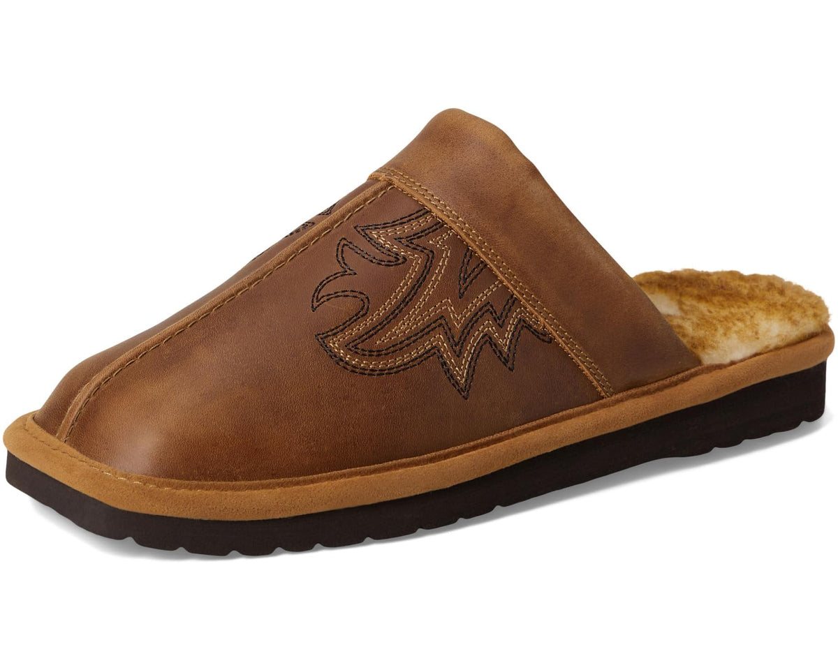 Men's Ariat Silversmith Exotic Slipper Distressed Brown