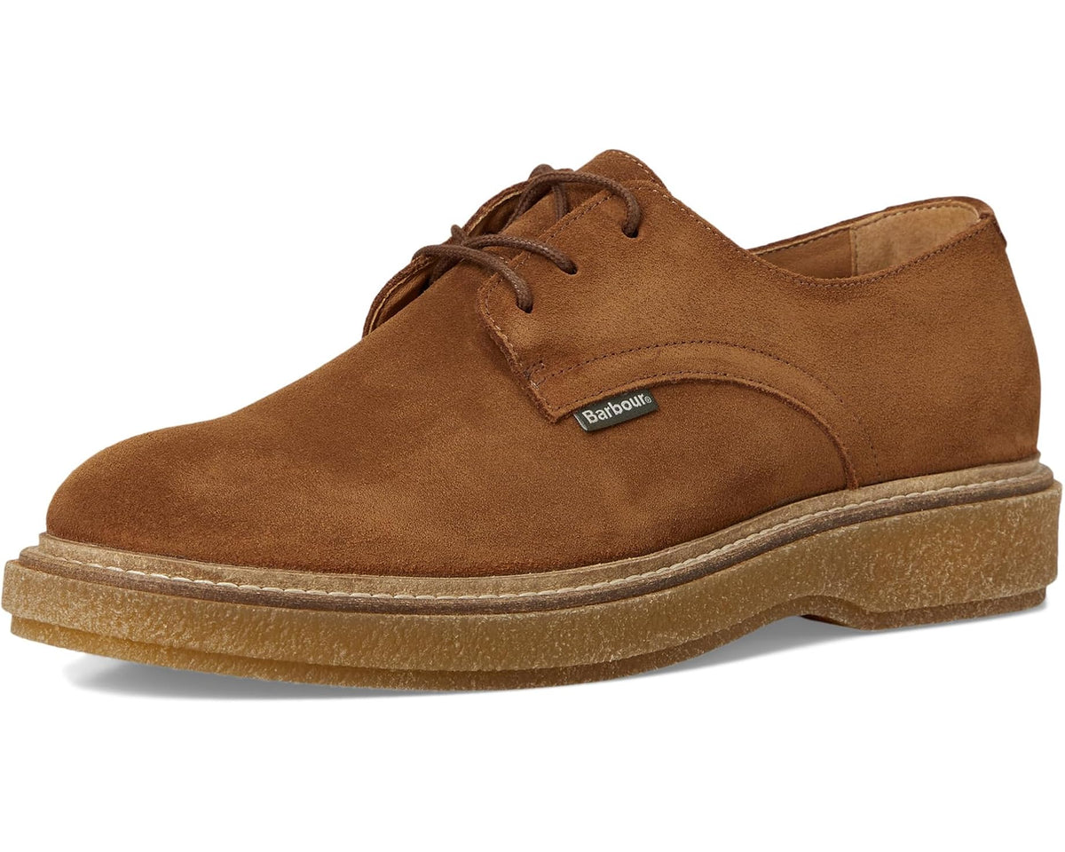 Men's Barbour Harefield Derby Shoe Toffee Suede