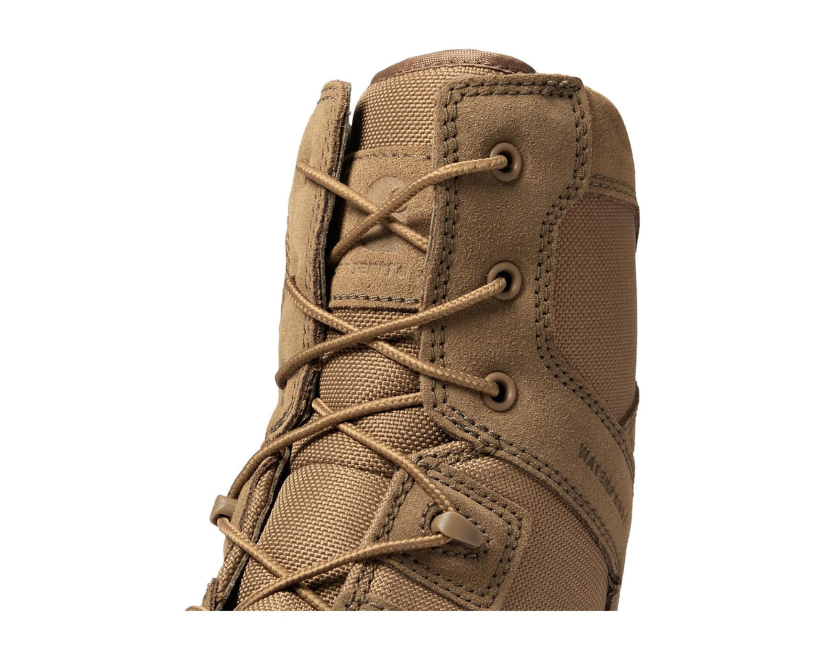 Men's Carhartt Gilmore WP 8 Side Zip Soft Toe Boot Coyote Suede