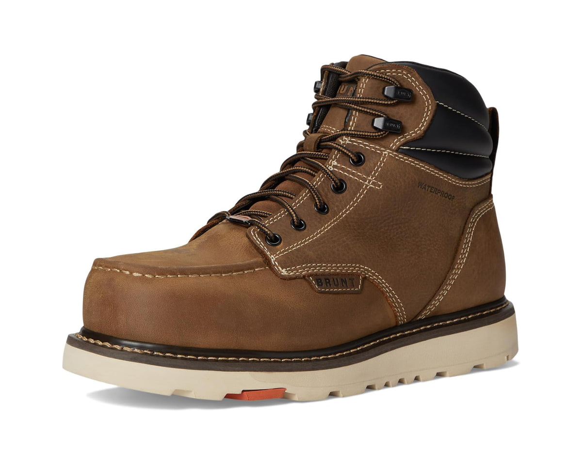 Men's BRUNT The Marin 6 Welted Comp Toe Brown
