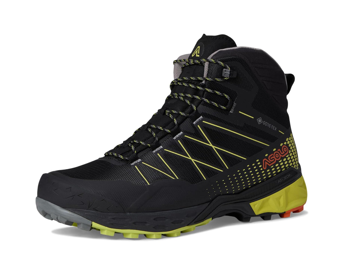 Men's Asolo Tahoe Mid GTX MM Black/Safety Yellow