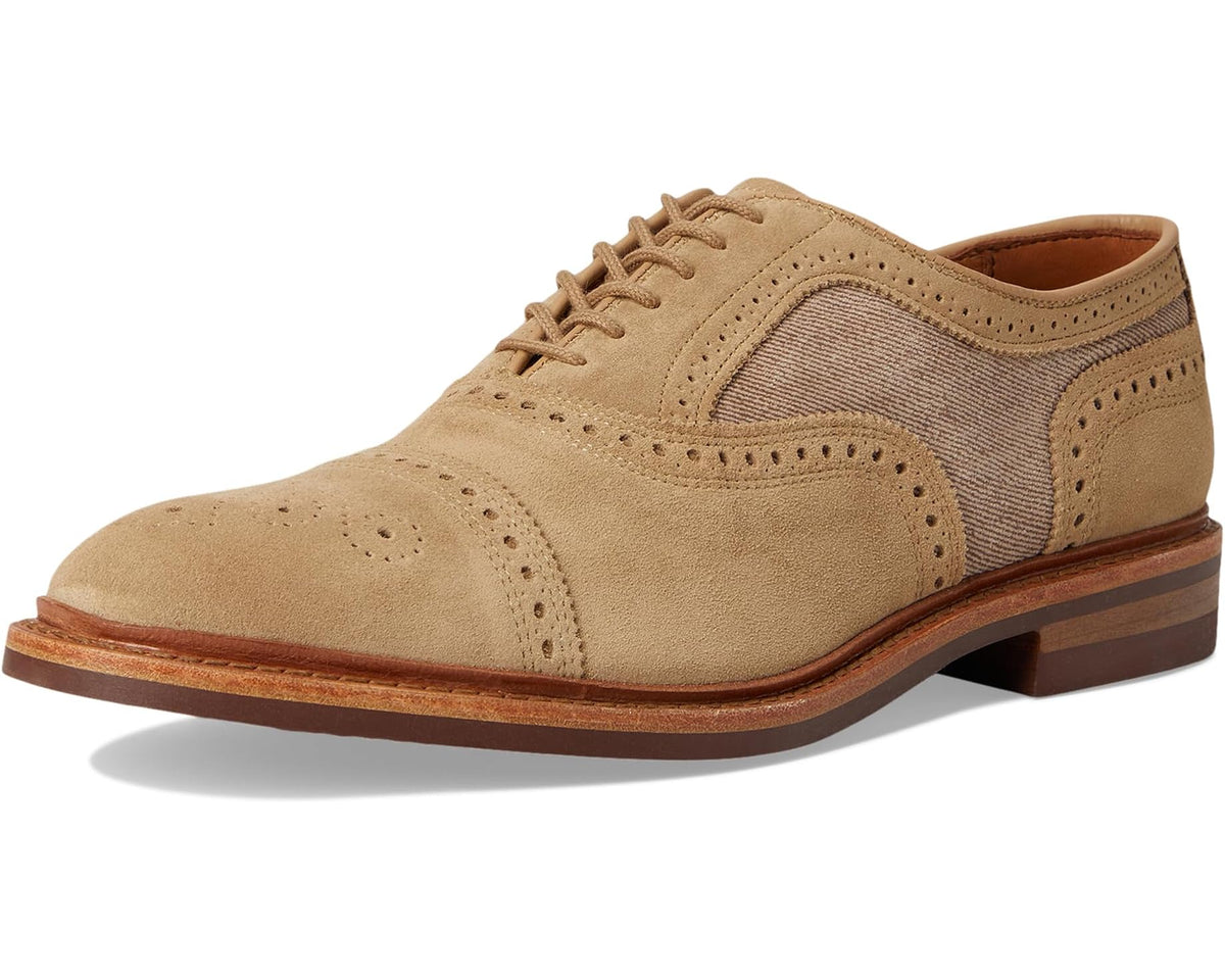 Men's Allen Edmonds Strandmok Oxford Shoes Bone Suede Mix