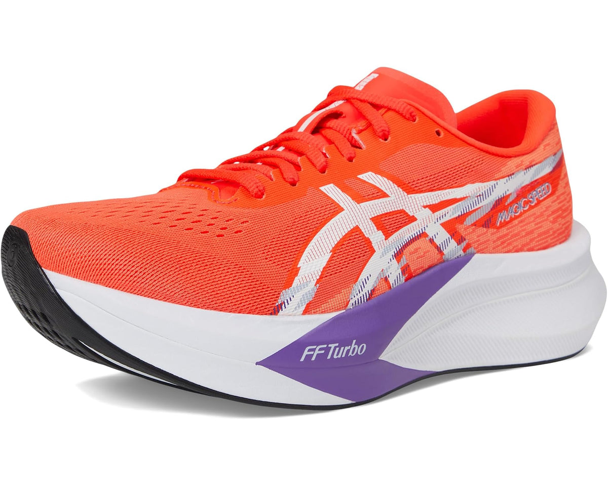 Men's ASICS Magic Speed 4 Flash Red/White
