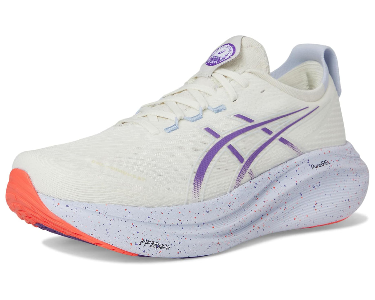 Men's ASICS Gel-nimbus 27 Tokyo Cream/Edo Purple