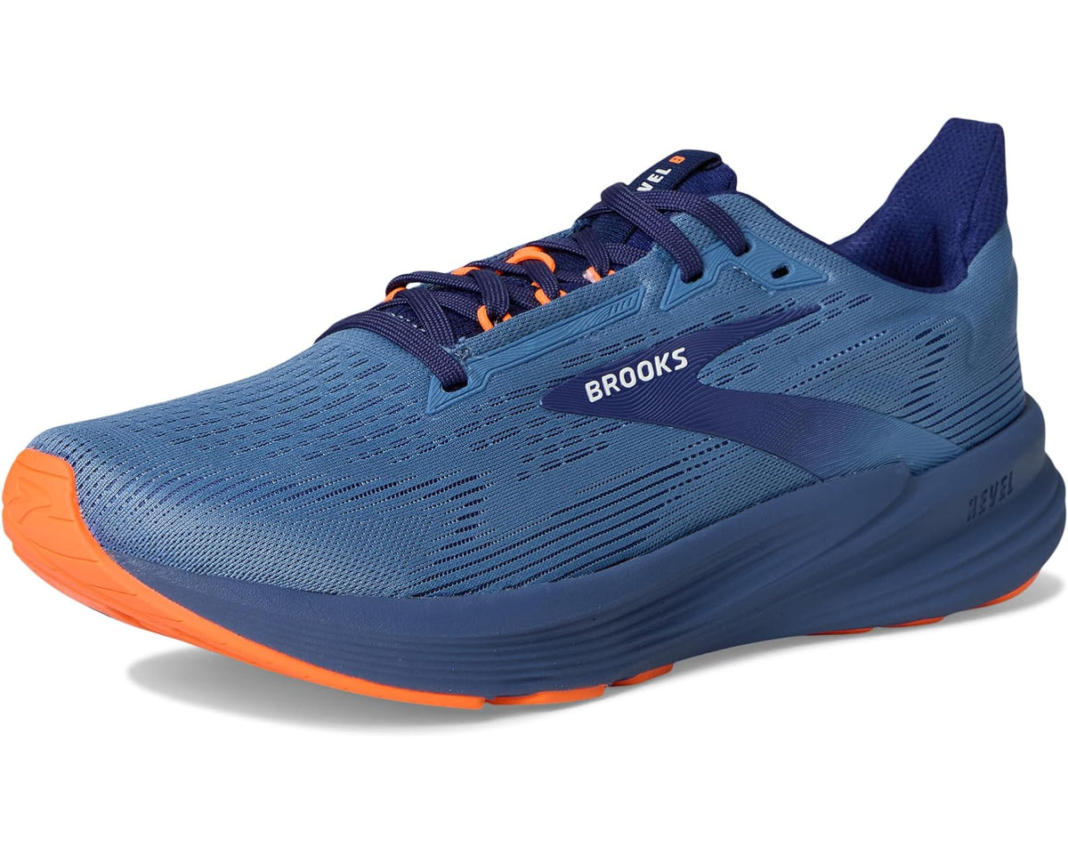 Men's Brooks Revel 8 Blue/Blue/Orange