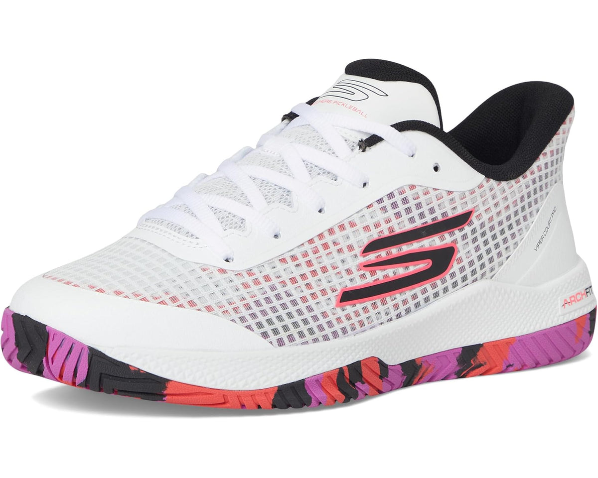Men's SKECHERS Pickleball Viper Court Pro Sneaker White/Pink