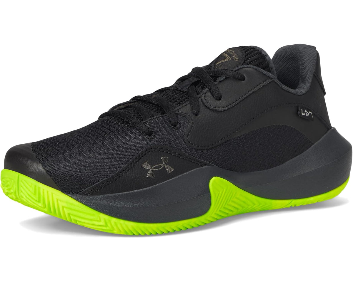 Unisex Under Armour Lockdown 7 Low Black/Black/Metallic Black