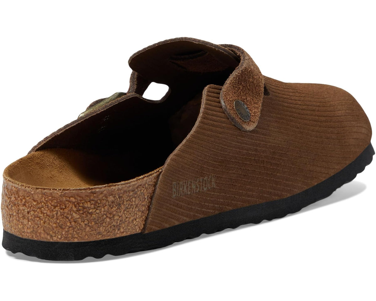 Men's Birkenstock Boston Corduroy Dark Tea