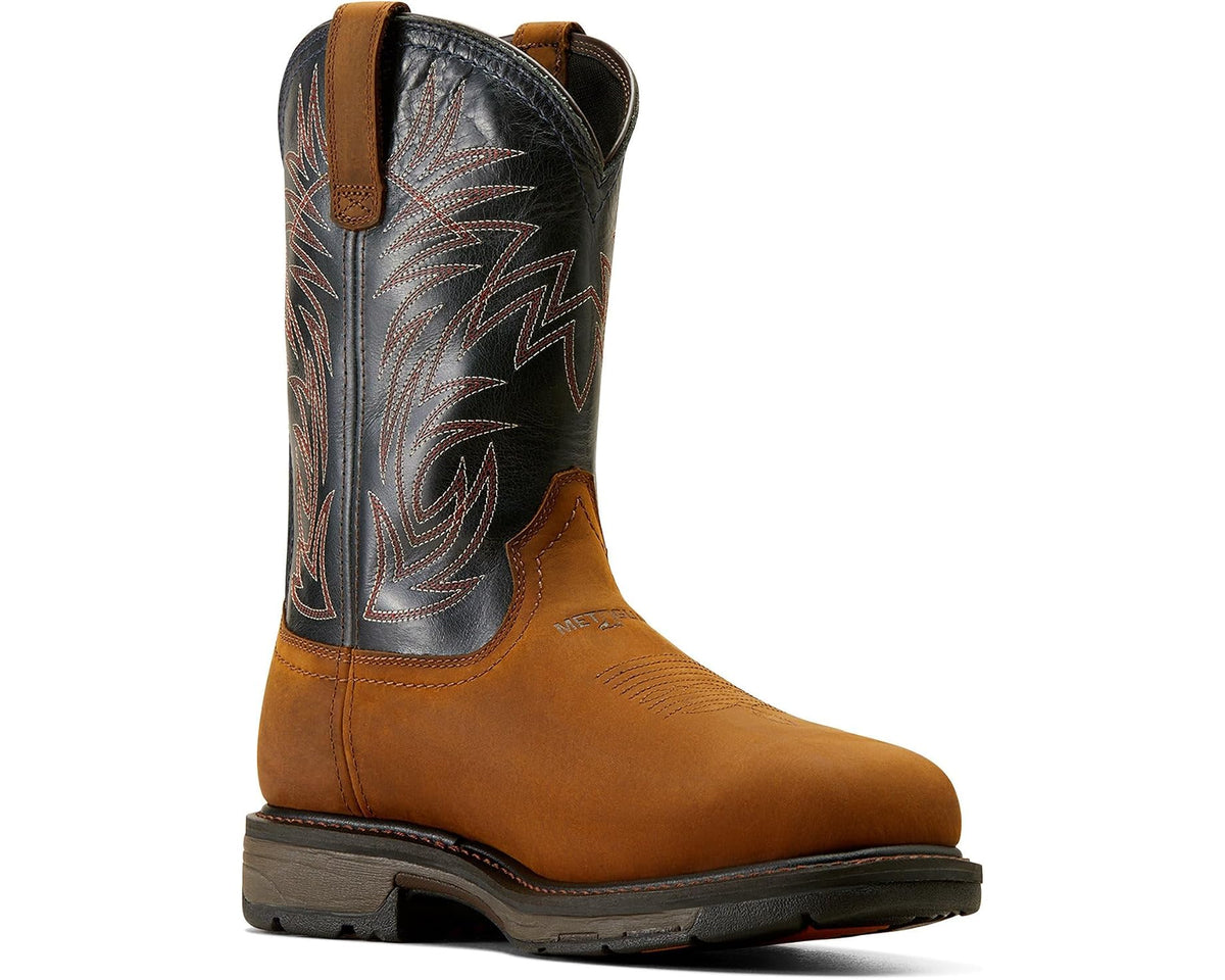 Men's Ariat WorkHog MetGuard CSA Waterproof Composite Toe Work Boots Dark Copper