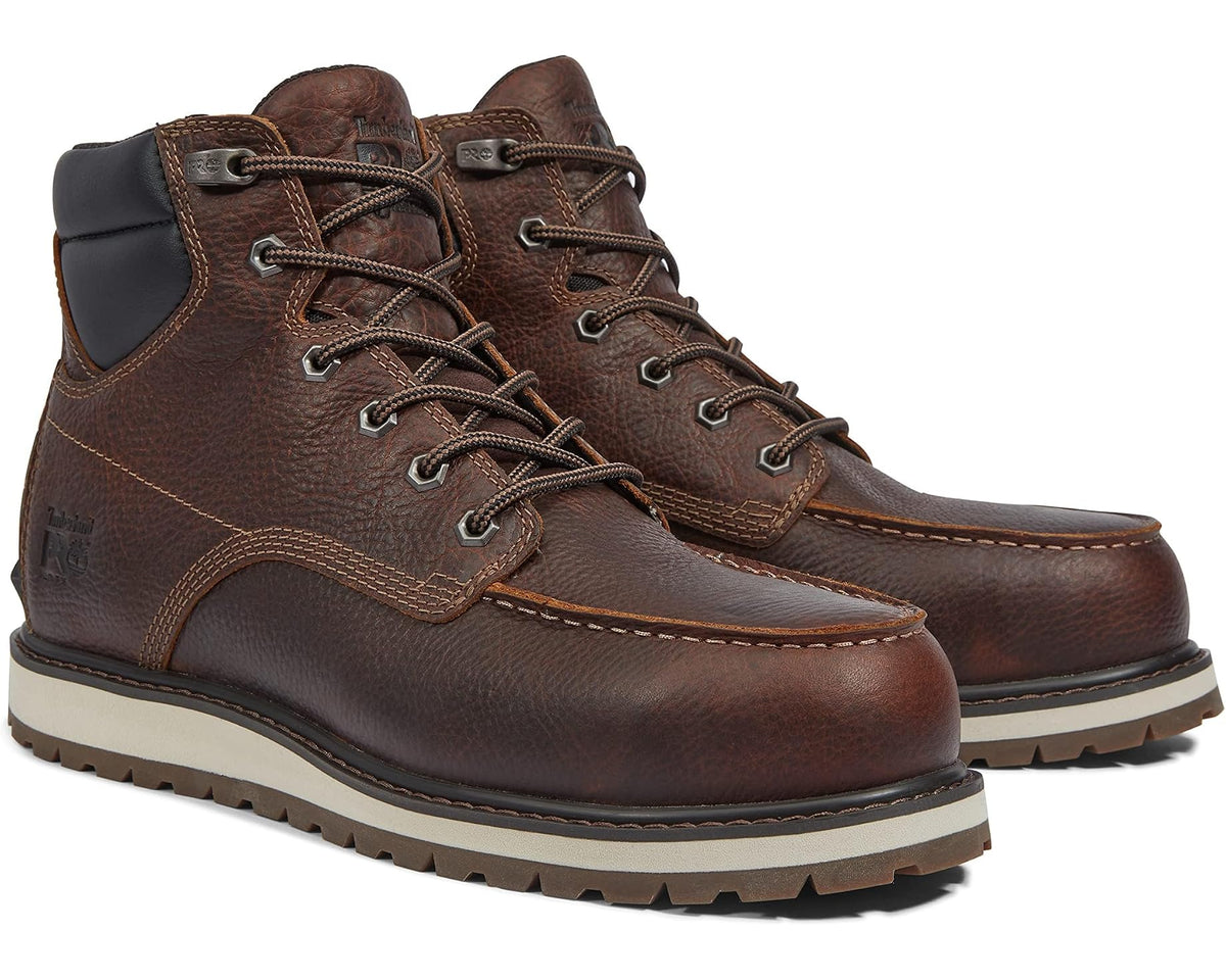Men's Timberland PRO Irvine Wedge 6 Alloy Safety Toe Brown2024 NEW